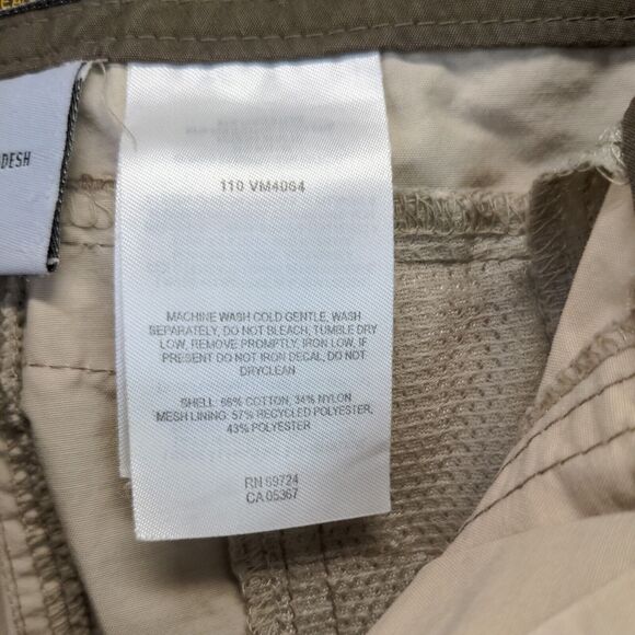 Columbia Mens Field Gear Chino Shorts Tan Size 34 Pockets Belt Loops - Picture 13 of 13